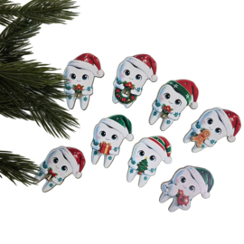 Kerstboom hangers tandzorg (8stuks) Kerstdecoratie