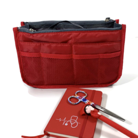 Tas-in-tas organizer | Rood