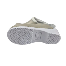 Medische Klompen - Beige & wit - Dina Original