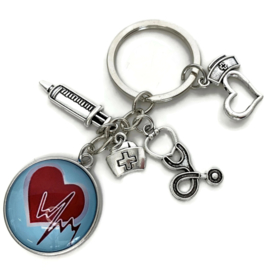 Sleutelhanger bedels - Care Red