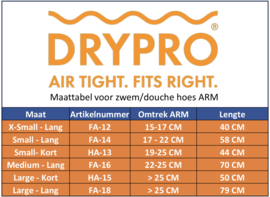 DRYPRO | Kies de juiste maat