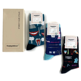 Socks in a Box - Tandarts - Happy2Wear