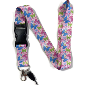 Lanyard - keycord - Vlinder