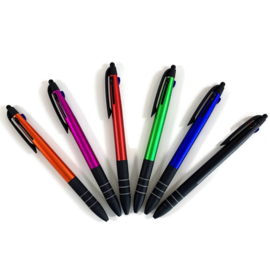3-kleuren pen  - metalic color