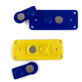 Naambadge 75 x 27 mm - Magneet