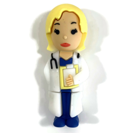 USB-stick Siliconen | Arts - verpleegkundige | dame