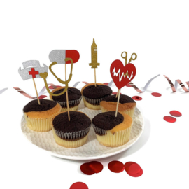 Taart - Cupcake decoratie arts - verpleegkundige en zorg