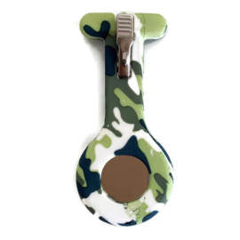 Verpleeghorloge clip camouflage Woodland