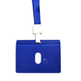 Badge + Lanyard Blauw