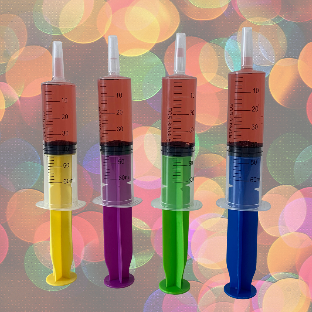 4 x Injectie Spuit XL (voor drankjes of shotjes)