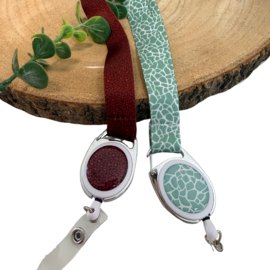 Badge Jojo & sleutelkoord - Panter Grape - Mix & Match