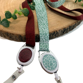 Badge Jojo & sleutelkoord - giraf sage - Mix & Match