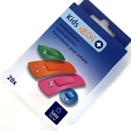 Kinderpleisters NEON 20 stuks - Sana kids