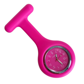 Verpleegstershorloge Ton Sur Ton Fuchsia