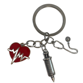 Sleutelhanger zorg-bedels heartbeat