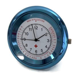 Stethoscoop horloge - uurwerk Time To Shine - Lichtblauw