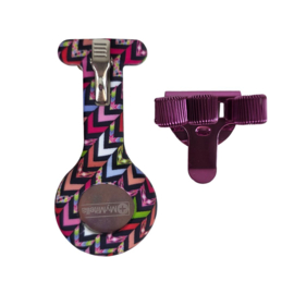 Siliconen verpleeghorloge + pennenclip Bricks