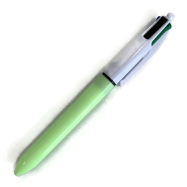 4 Kleuren pen KICK | Lime - wit