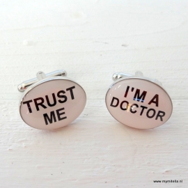Manchetknopen Trust me I'm a doctor