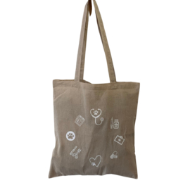 Linnen Tas | Dierzorg & Paraveterinair | Naturel