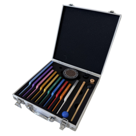 Medische stemvorken koffer | 10 varianten COLOR