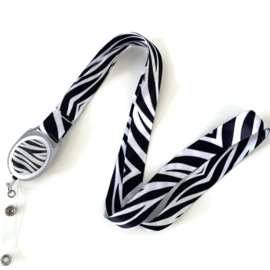 Badge Jojo & sleutelkoord - Zebra - Mix & Match