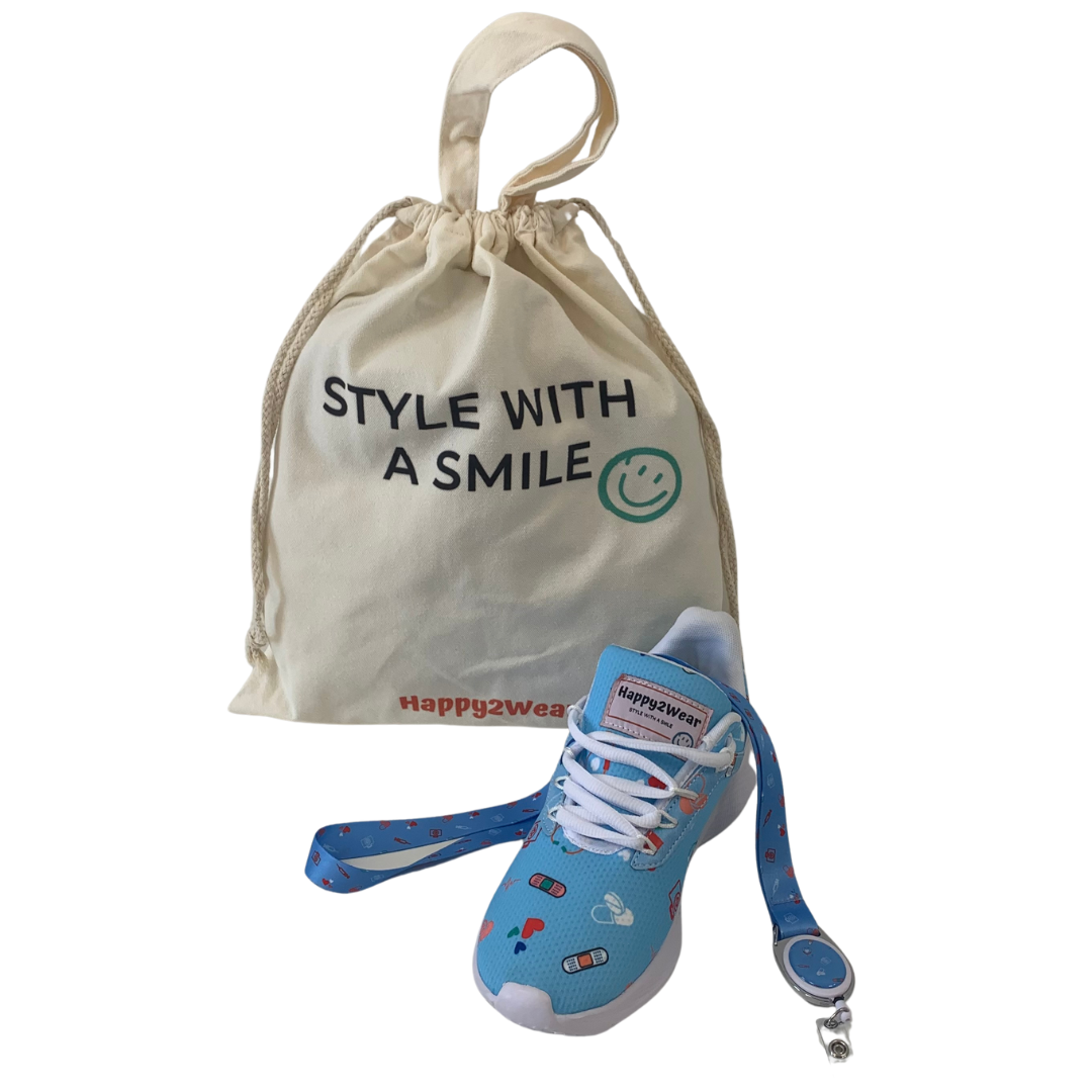 Happy2Wear Zorg Sneakers - Blue Care