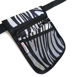 Heuptasje voor de zorg M Zebraprint