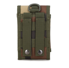 Riemtas Telefoontas Buckle Camouflage Donker