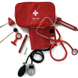 Instrumenten set  medisch student - ROOD - aanbieding