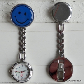 Verpleegstershorloge Metal Smile Donkerblauw