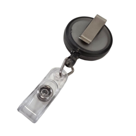 Zipper - Jojo basic TRANSPARANT- Zwart