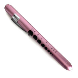 Pupillampje - penlight - Metalic roze