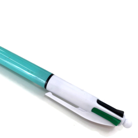 4 Kleuren pen KICK | Mint - wit