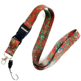 Lanyard - keycord - Van Gogh - Klaprozen