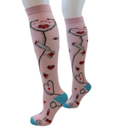 Kniekousen Nurse support - Roze
