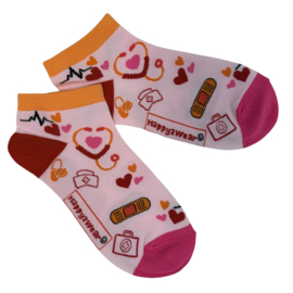 Enkelsokken verpleegkundige Happy2Wear - Liefde voor de zorg