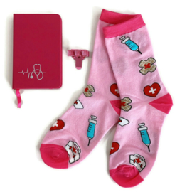 Socks & Notes - Roze