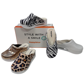 Happy2Wear air -  medische klompen - Zebra