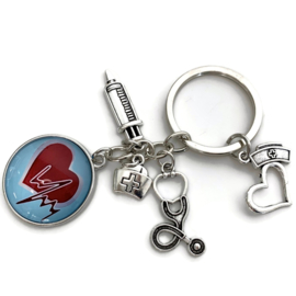 Sleutelhanger bedels - Care Red