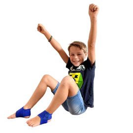 MyMitella - Enkelbraces junior (set/2 stuks) rechts & links Blauw