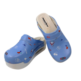 Happy2Wear air - medische klompen - Blue Care