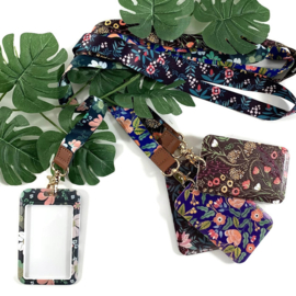Keycord & pas houder verticaal - Botanisch #4