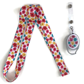 Badge Jojo & sleutelkoord - Flower Boost - Mix & Match