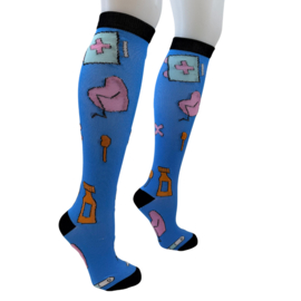 Kniekousen Nurse support - Aqua