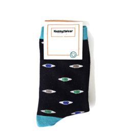 Happy2Wear Oogheelkunde sokken - Eyes for you