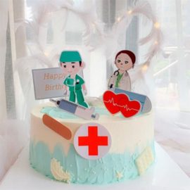 Taart & Cake versiering voor een jarige zorgkanjer