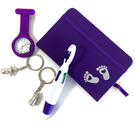 Cadeau Kraamverzorgster Paars