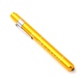 Pupillampje - penlight - Geel goudkleur   