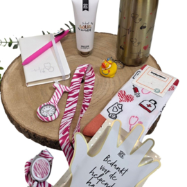 Cadeau Zorgtopper - Pretty Pink